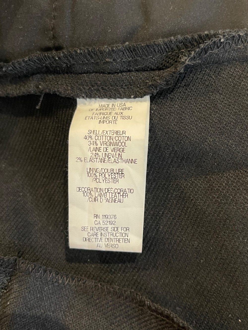 Helmut Lang Trousers - Black - Size 6 - Picture 5 of 6